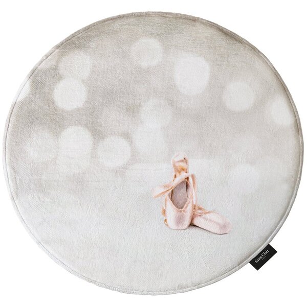 Χαλί Παιδικό Softy Ballet Round Light Grey Saint Clair