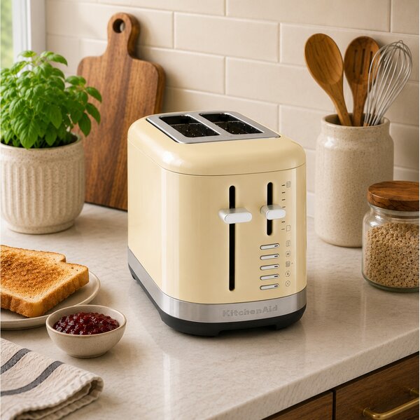 Φρυγανιέρα KitchenAid 5KMT2109EAC με ισχύ 980W και χωρητικότητα 2 φέτες ψωμιού - Almond Cream