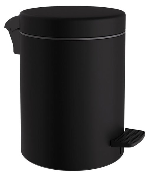 Κάδος Απορριμμάτων Μπάνιου (Φ18x25) Pam & Co 3lt 03-601-403 Matt Black