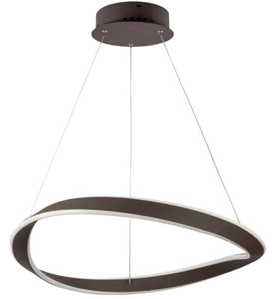 Φωτιστικό Οροφής 77-8128 Led 62cm Mateo Brown Homelighting