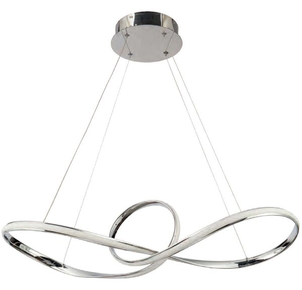 Φωτιστικό Οροφής 77-8126 Led 81cm Malbera Chrome Homelighting