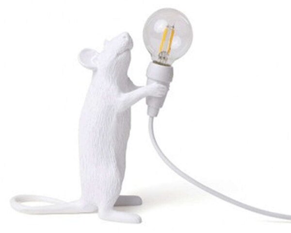 Επιτραπέζιο Φωτιστικό Mouse 15220 6x13,3x14,5cm White Seletti