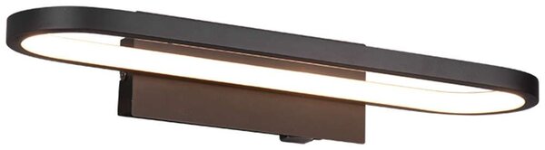 Φωτιστικό Τοίχου - Απλίκα Gianni 283770132 17W Led 40x17,5x14,8cm Black Mat Trio Lighting