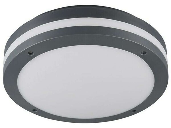 Φωτιστικό Οροφής - Πλαφονιέρα Piave 676960142 1x12W Led Φ30cm 9cm Με Αισθητήρα Anthracite Trio Light