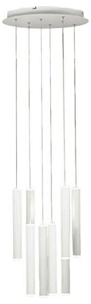 Φωτιστικό Οροφής Prado 3685-47-102 52W Led Φ3,7-Φ40cm 200cm White Fabas Luce