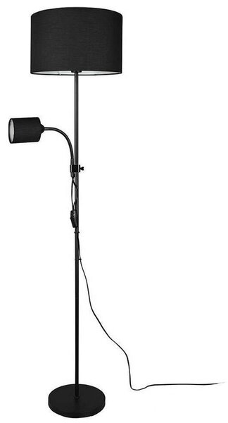 Φωτιστικό Δαπέδου Owen R40192002 1xE27 42W & 1xE14 10W 36x160cm Black RL Lighting