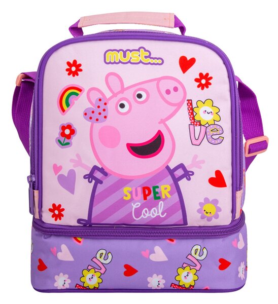 Ισοθερμική Τσάντα Φαγητού (22x16x28) Must Peppa Pig Super Cool 482797