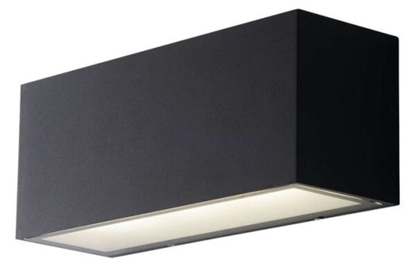 Φωτιστικό Τοίχου - Απλίκα Twin LED-W-TWIN-XL ANT 40W Led 30x10,8x12cm Anthracite Intec