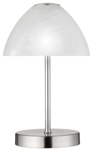 Φωτιστικό Επιτραπέζιο Queen R52021107 3W Led Φ15cm 24cm Nickel Mat RL Lighting