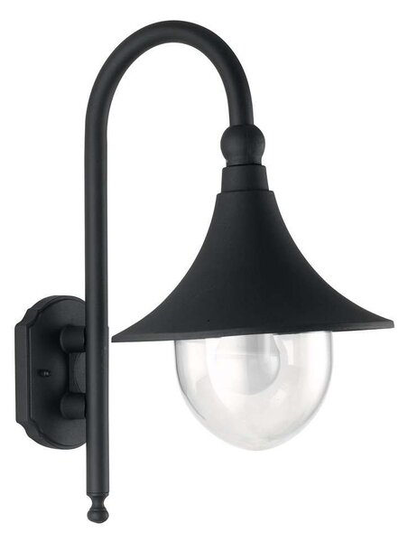 Φωτιστικό Τοίχου - Απλίκα Pavia LANT-PAVIA-AP1 1xE27 60W 26x34x48cm Black Intec