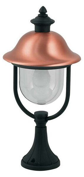 Φωτιστικό Δαπέδου Venezia LANT-VENEZIA-L1 1xE27 60W 25x53,8cm Black-Copper Intec