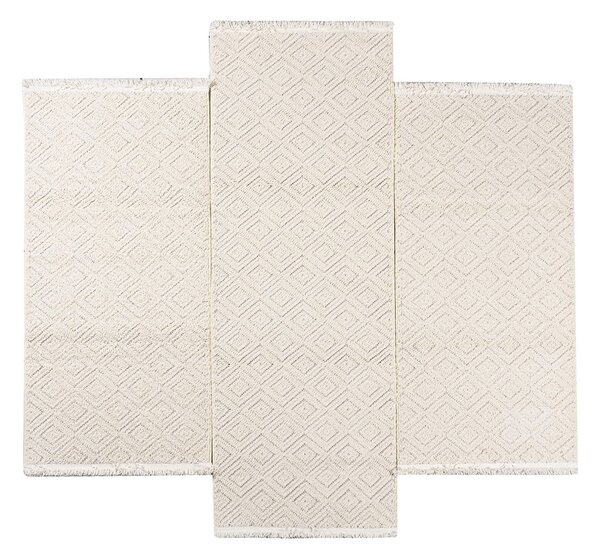 Χαλιά Κρεβατοκάμαρας (Σετ 3τμχ) Polcarpet Bombai 7962 Beige