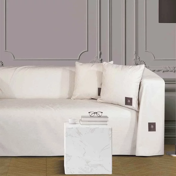 Αδιάβροχο Ριχτάρι Καναπέ Διθέσιου (180x250) Greenwich Polo Club Premium 3924 Ivory