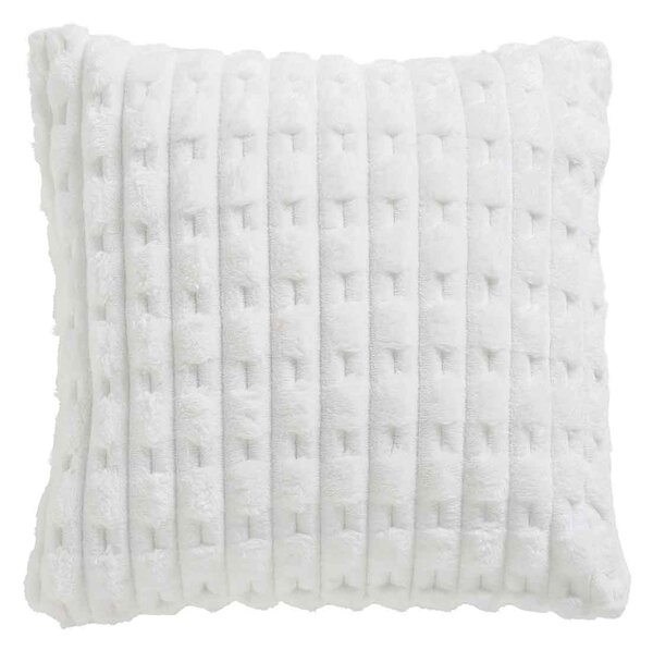 Διακοσμητικό Μαξιλάρι Fleece (40x40) Das Home Sherpa 1176 White