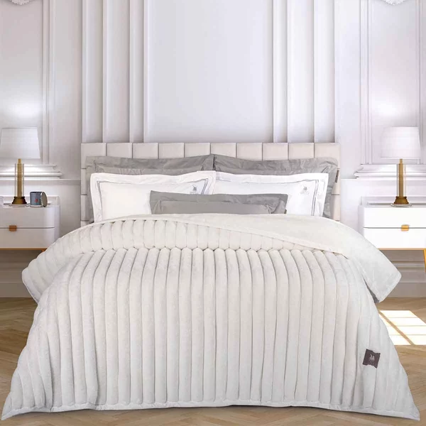 Κουβέρτα Γούνινη Υπέρδιπλη (220x240) Greenwich Polo Club Essential 3477 White