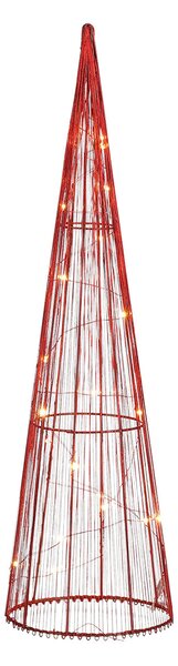 Χριστουγεννιάτικο Δεντράκι Με Led (Φ15) Edelman Cone Red 1163353