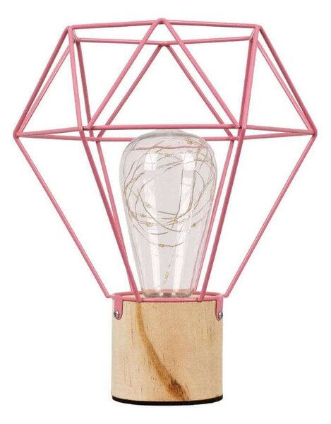 Φωτιστικό Επιτραπέζιο Antler 01442 Led Φ19cm 19x19x23cm Pink GloboStar