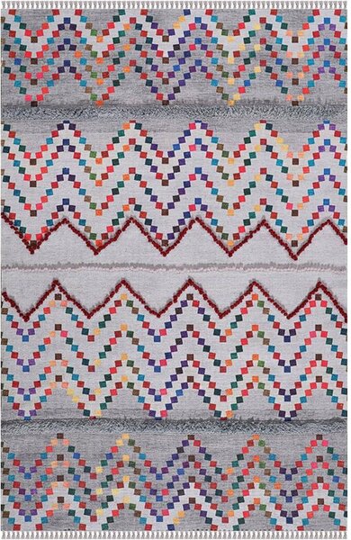 Χαλί Kilim 6570 Grey-Multi New Plan