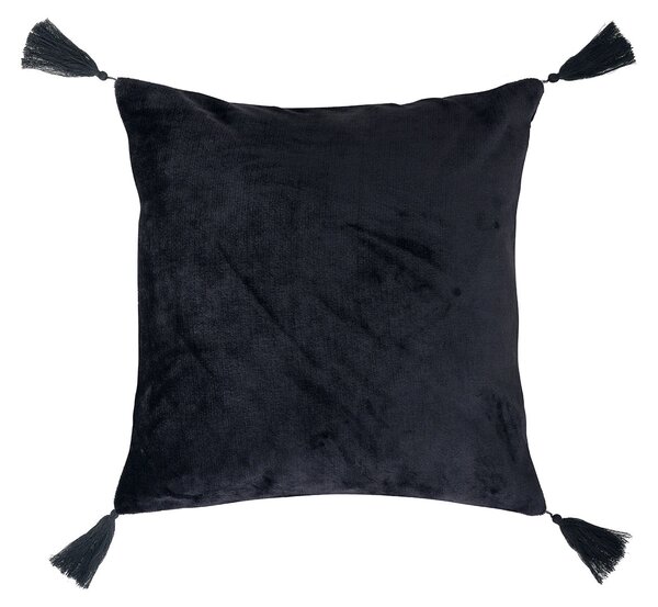 Διακοσμητικό Μαξιλάρι Βελουτέ (50x50) Kentia Stylish Ivanna 30 Black
