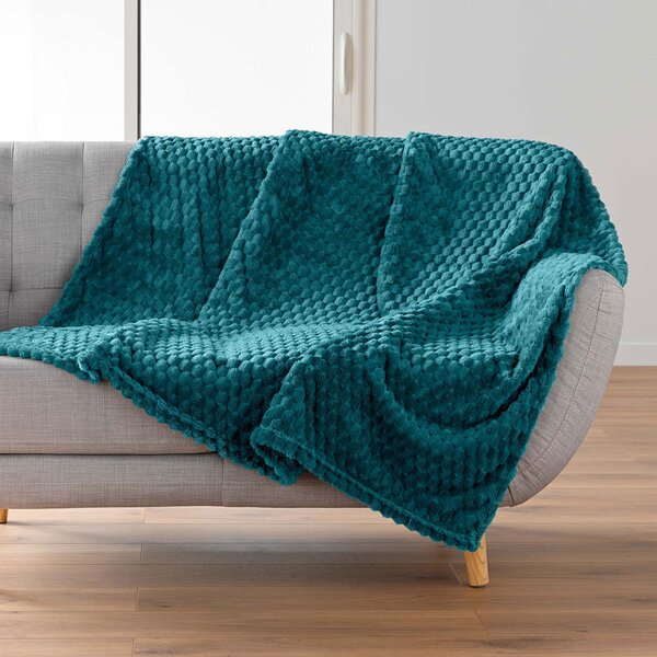 Κουβέρτα Καναπέ Fleece (125x150) L-C Mini Frosty Blue 1612813