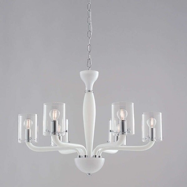 Φωτιστικό Οροφής Aurora I-AURORA-6 BCO 6xE14 Φ68cm 190cm White Luce Ambiente Design