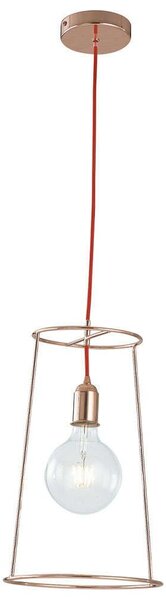 Φωτιστικό Οροφής Frida I-FRIDA/S25 1xE27 Φ25cm 120cm Gold-Pink Luce Ambiente Design