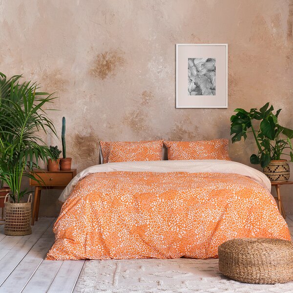 Σεντόνια Μονά (Σετ) Nima Bed Linen Mamba Deep Orange ΧΩΡΙΣ ΛΑΣΤΙΧΟ 170x260