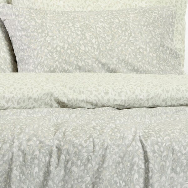 Ζεύγος Μαξιλαροθήκες (50x70) Melinen Casual Line Leo Aqua/Grey