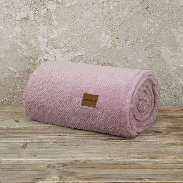 Κουβέρτα Καναπέ Fleece (130x170) Nima Living Mellow PINK