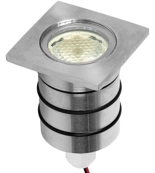 Φωτιστικό Δαπέδου Χωνευτό VK/01055/MC 5x5x5,5cm 1xGU10 35W IP65 Nickel VKLed