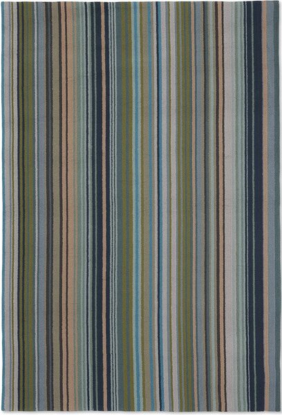 Χαλί Spectro Stripes Marine 442108 Rust-Green Harlequin