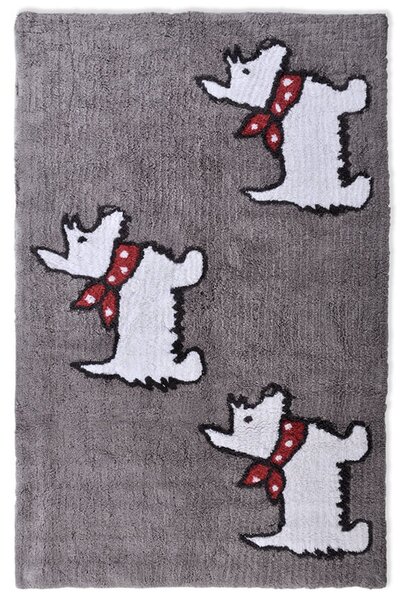 Χαλάκι Παιδικό Scottish Dog Grey Down Town