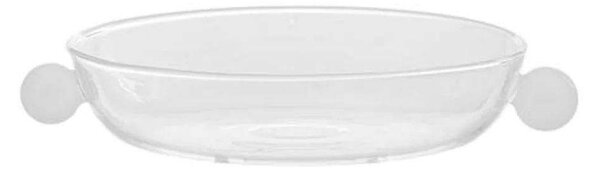 Πιάτο Σερβιρίσματος Στρογγυλό Bilia BA02501 Φ18x3cm White-Clear Zafferano