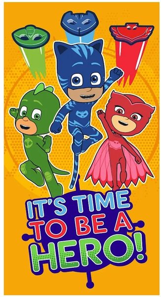 Πετσέτα Παιδική Βελουτέ PJ Masks 2 Multi Viopros