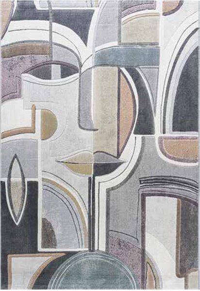 Χαλί Laguna 63772/3747 Grey-Multi Carpet Couture