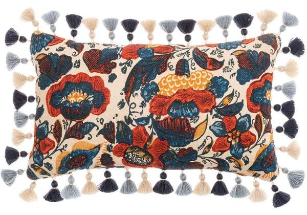 Μαξιλάρι Διακοσμητικό (Με Γέμιση) Remondini Floral LC40144 50x30cm Multi MindTheGap