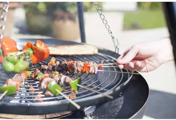 BBGRILL Ψησταριά/Grill με Τρίποδο BBQ TRIPOD Μαύρη 172 εκ. - Μαύρο