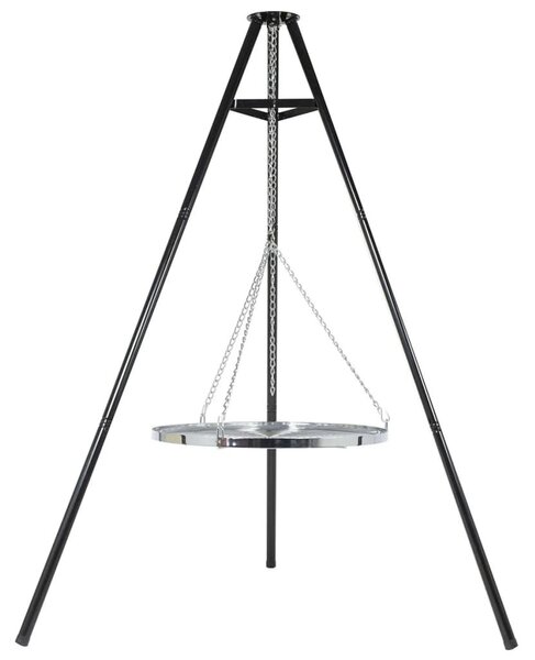 BBGRILL Ψησταριά/Grill με Τρίποδο BBQ TRIPOD Μαύρη 172 εκ. - Μαύρο