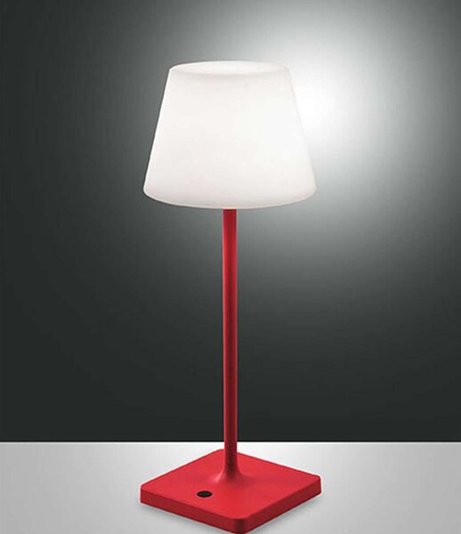 Φωτιστικό Επιτραπέζιο Adam 3701-30-104 2,5W Led Touch dimmer Φ15cm 38,5cm Red La Mia Luce