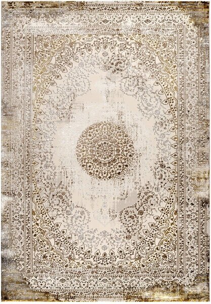 Χαλί Kashan 39549-075 Beige-Gold Merinos