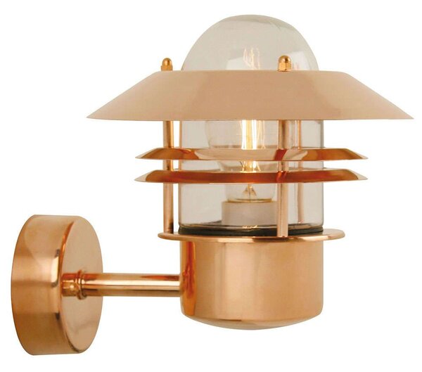 Φωτιστικό Τοίχου Blokhus Up 25011030 25x23cm 1xE27 60W IP54 Copper Nordlux