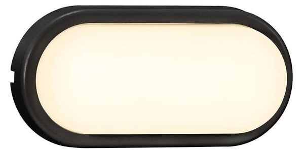 Φωτιστικό Τοίχου Cuba Energy Oval 2019181003 20,5x10cm Led 700Lm 6,5W 3000K IP54 Black Nordlux