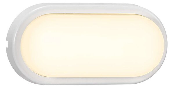 Φωτιστικό Τοίχου Cuba Energy Oval 2019181001 20,5x10cm Led 700Lm 6,5W 3000K IP54 White Nordlux