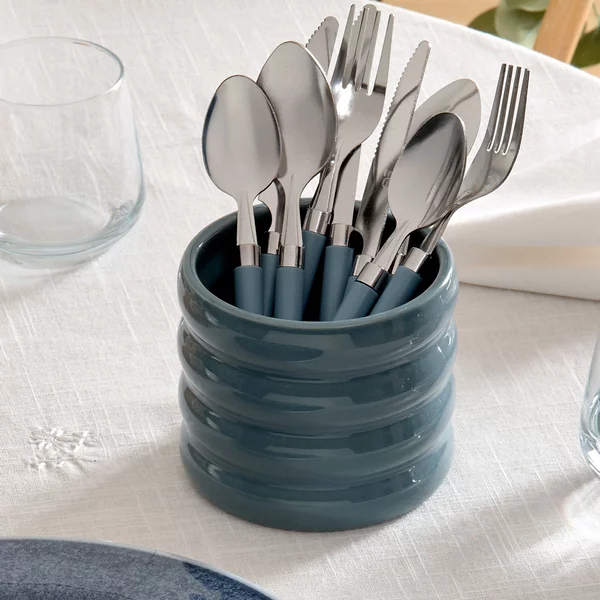 Μαχαιροπίρουνα Με Βάση (Σετ 24τμχ) S-D Elsa Blue 212364C