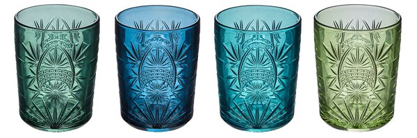 Ποτήρια Νερού 350ml (Σετ 4τμχ) S-D Ayla Blue 213949B