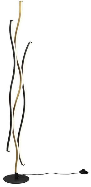 Φωτιστικό Δαπέδου Blaze 441210308 20x138cm Dim Led 3250Lm 28W Brass-Black Trio Lighting