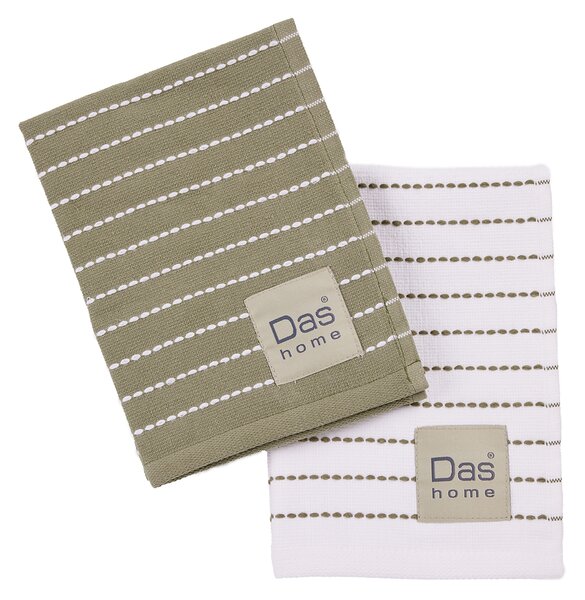 Ποτηρόπανα (Σετ 2τμχ) Das Home Kitchen 0822