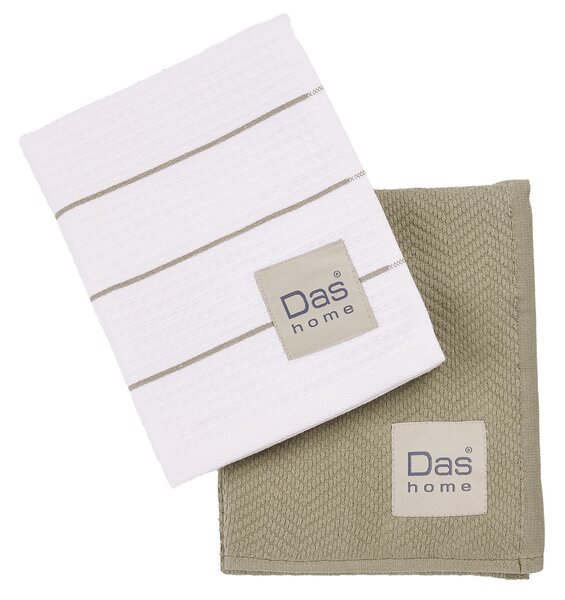 Ποτηρόπανα (Σετ 2τμχ) Das Home Kitchen 0827