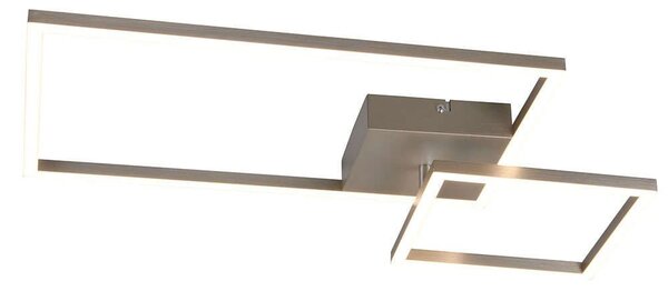 Φωτιστικό Οροφής - Πλαφονιέρα Padella R62642407 63x37x7cm Dim Led 3000Lm 25W Nickel RL Lighting