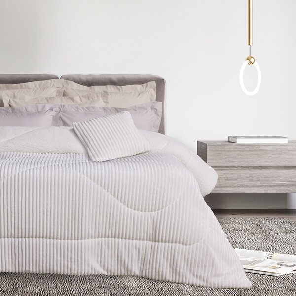 Κουβερτοπάπλωμα Μονό (160x220) Das Home 1364 White